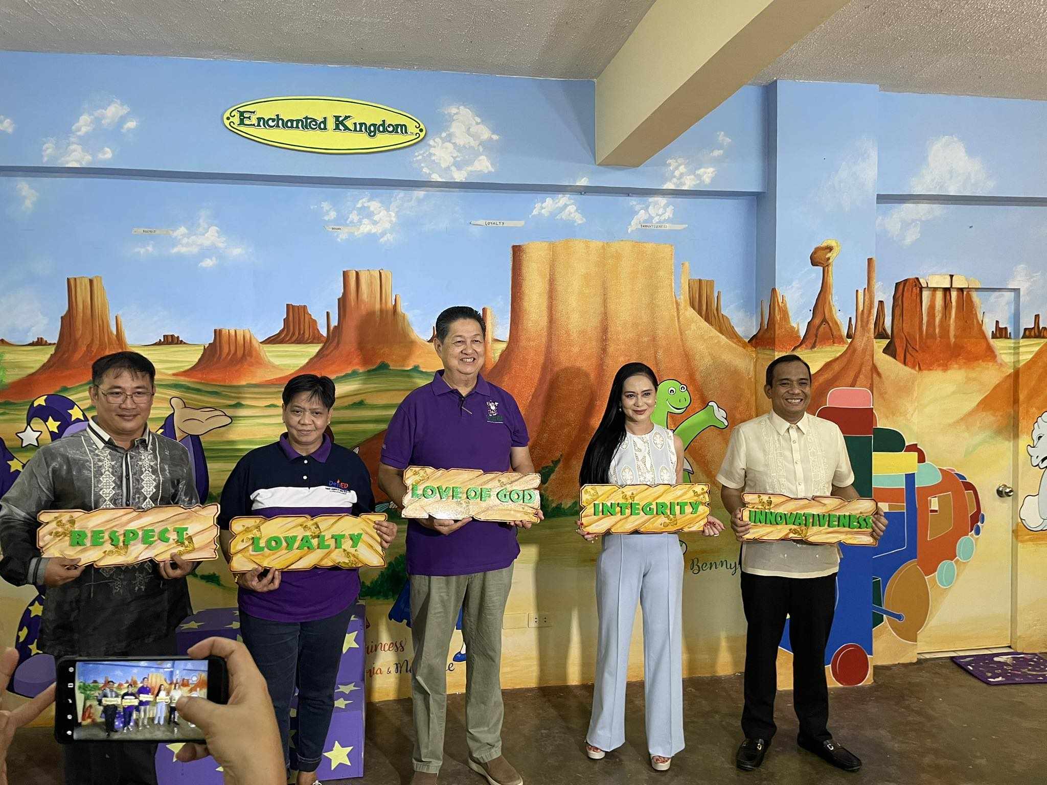 Enchanted Kingdom turns over 9th Brigada Eskwela classroom