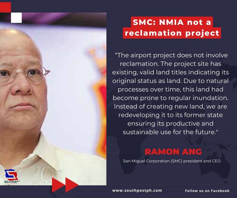 SMC: NMIA not a reclamation project