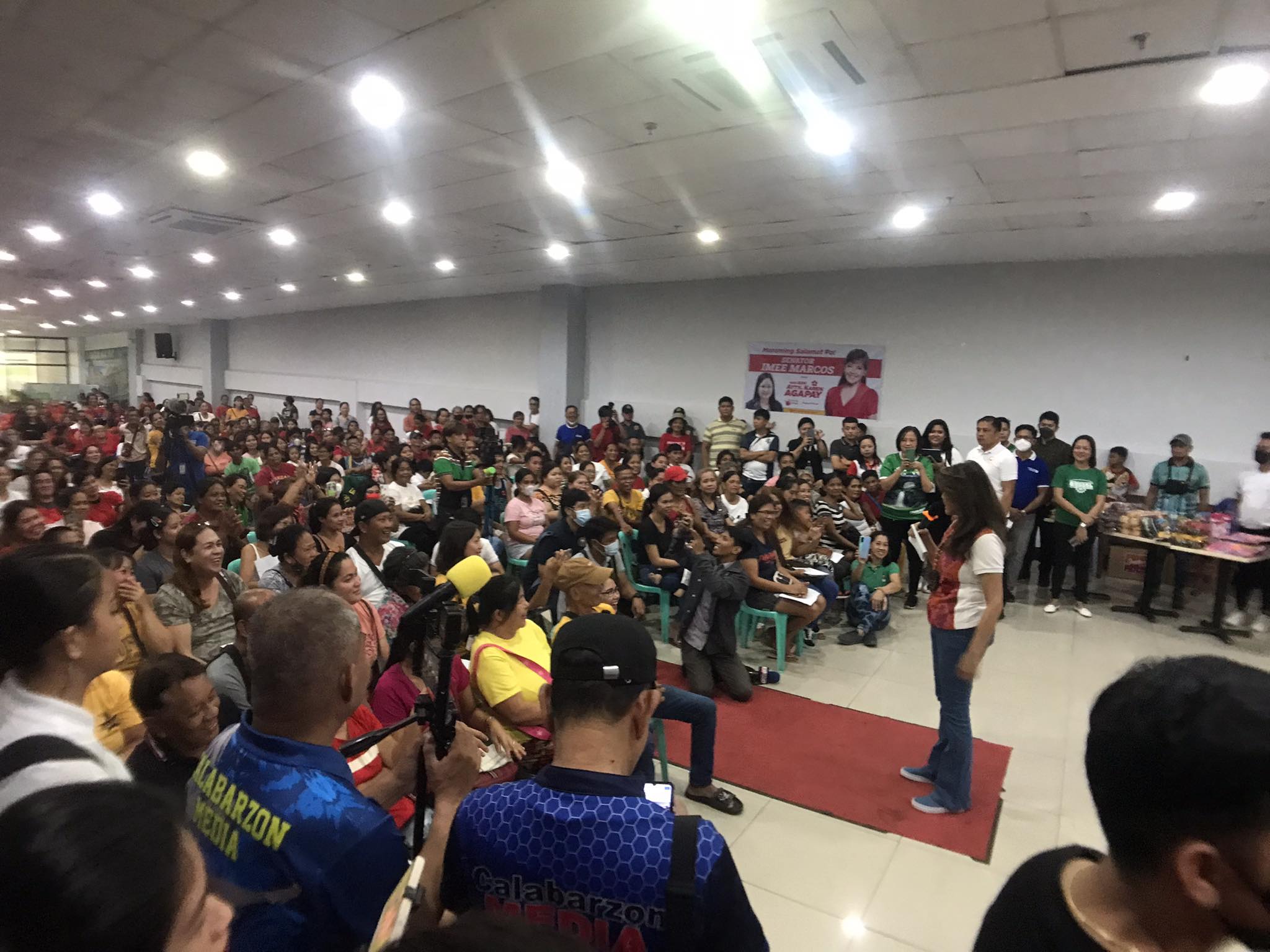 AICS Payout sa Pagsanjan pinangunahan ni Sen. Imee Marcos