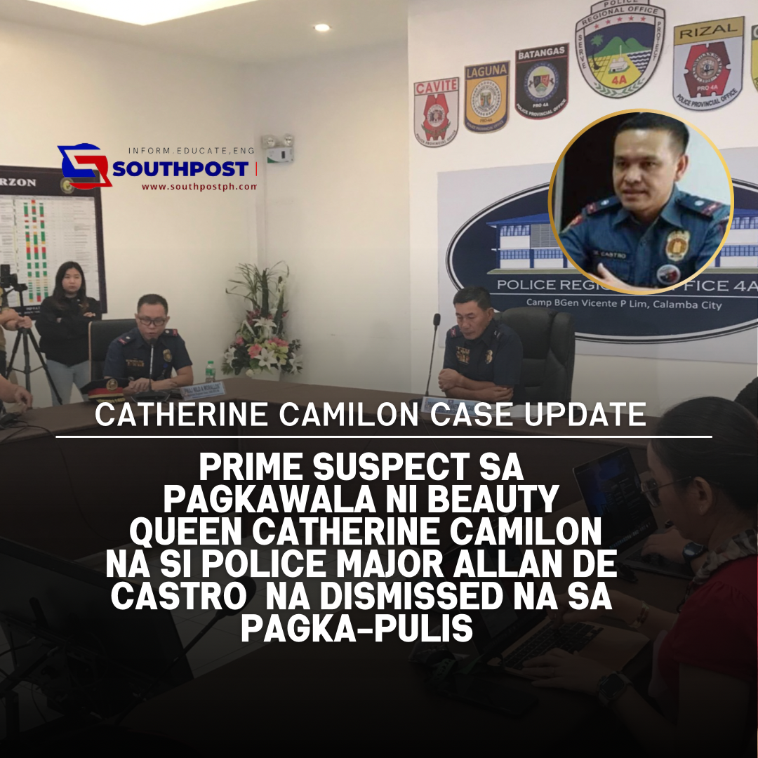 Prime Suspect sa pagkawala ni Catherine Camilon na-dismissed sa serbisyo