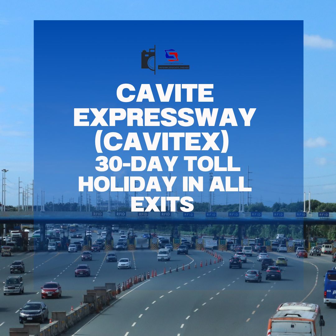 30-day toll holiday in all exits CAVITEX